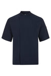 Jaleca de Cozinha Microfibra m\curta Aleija-Azul Marinho-XS-RAG-Tailors-Fardas-e-Uniformes-Vestuario-Pro