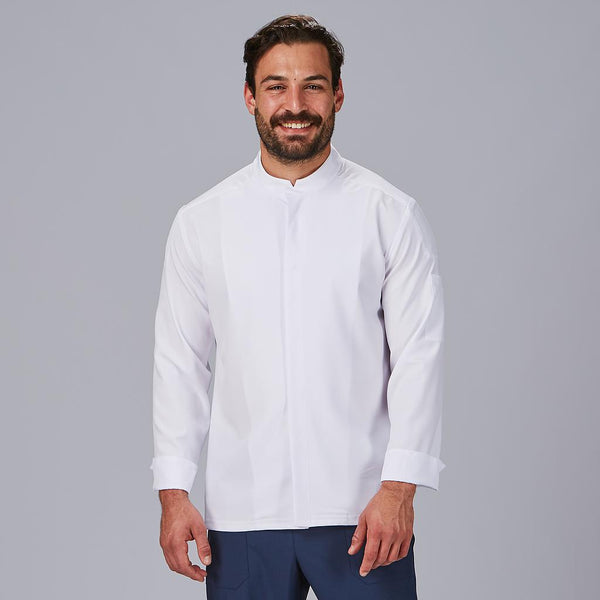 Jaleca de Cozinha Unissexo Canalé Sol-Branco-101-XS-RAG-Tailors-Fardas-e-Uniformes-Vestuario-Pro