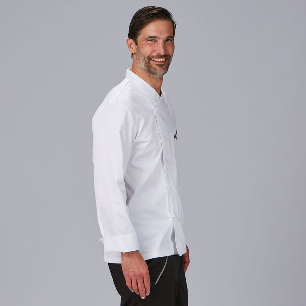 Jaleca de Cozinha Unissexo Cetim Algodão Vico-RAG-Tailors-Fardas-e-Uniformes-Vestuario-Pro