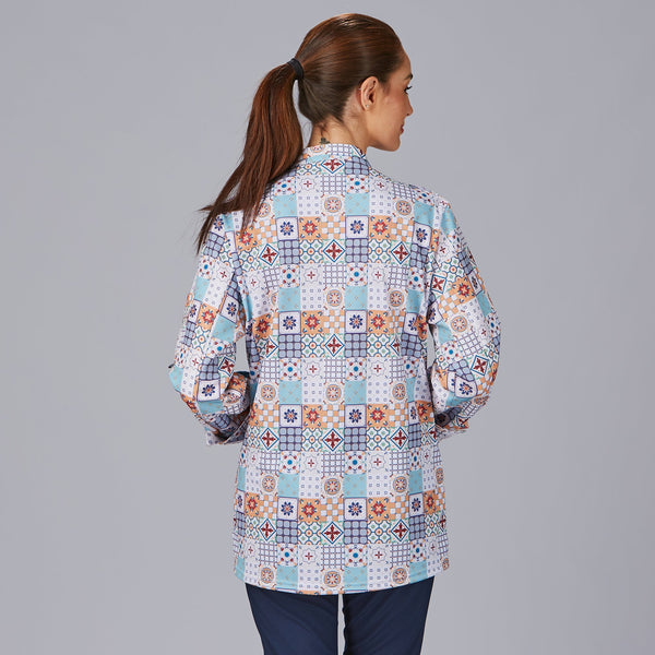 Jaleca de Cozinha Unissexo Estampada-RAG-Tailors-Fardas-e-Uniformes-Vestuario-Pro