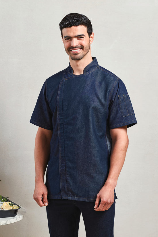 Jaleca de Cozinha com Fecho Unissexo-RAG-Tailors-Fardas-e-Uniformes-Vestuario-Pro
