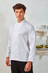 Jaleca de chef de cozinha manga comprida Coolchecker®-RAG-Tailors-Fardas-e-Uniformes-Vestuario-Pro