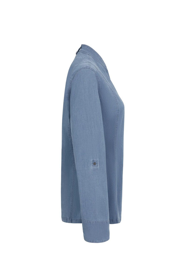Jaleca em ganga para mulher-RAG-Tailors-Fardas-e-Uniformes-Vestuario-Pro