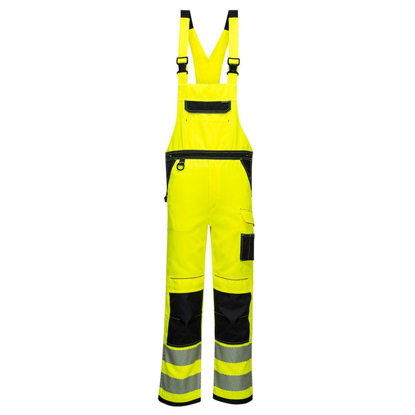 Jardineira PW3 de Alta Visibilidade-Amarelo/Preto-S-RAG-Tailors-Fardas-e-Uniformes-Vestuario-Pro