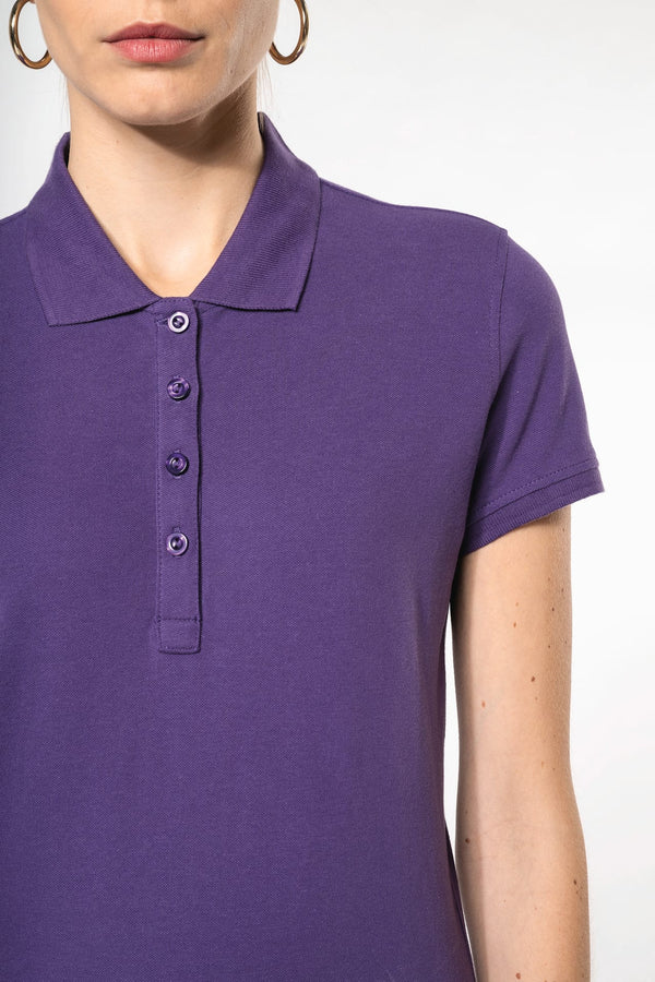 Polo de la manga corta para mujeres de 180gms