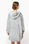 Poncho Polar Unissexo com Capuz