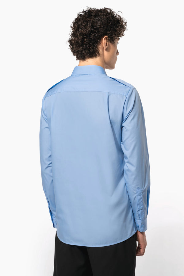 Camisa piloto de homem de manga comprida-RAG-Tailors-Fardas-e-Uniformes-Vestuario-Pro