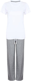 Kit pijama - versão comprida-White / Heather Grey-36 EU (XS)-RAG-Tailors-Fardas-e-Uniformes-Vestuario-Pro