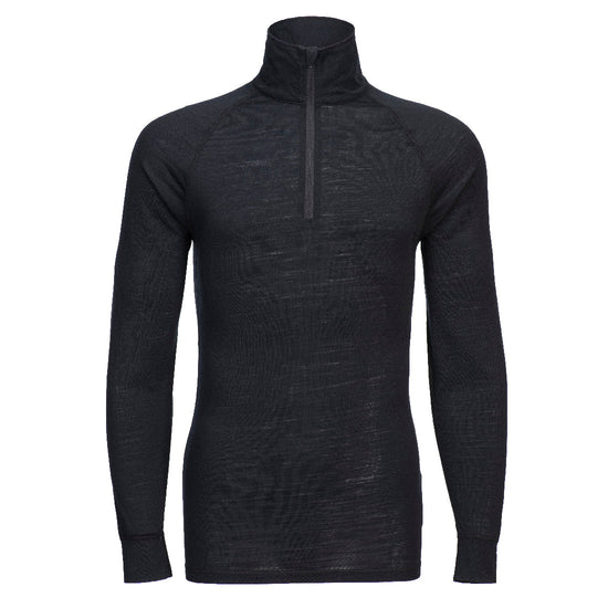 Lã Merino 1/4 Zip Top-Preto-S-RAG-Tailors-Fardas-e-Uniformes-Vestuario-Pro