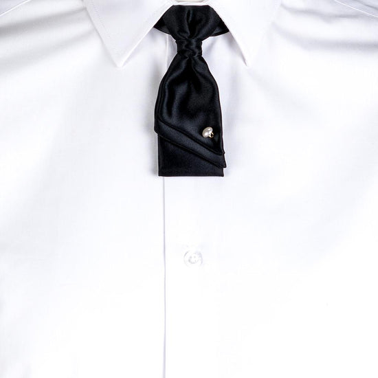 Laço Acetinado-Preto-Único-RAG-Tailors-Fardas-e-Uniformes-Vestuario-Pro