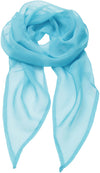 Lenço de senhora Chiffon-Turquoise-One Size-RAG-Tailors-Fardas-e-Uniformes-Vestuario-Pro