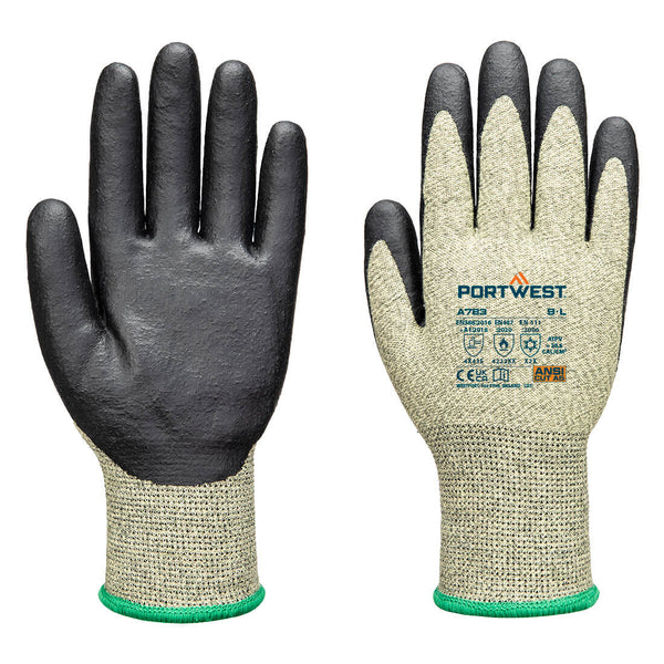 Luva Arc Grip 13F Nível 3-Verde/preto-S-RAG-Tailors-Fardas-e-Uniformes-Vestuario-Pro