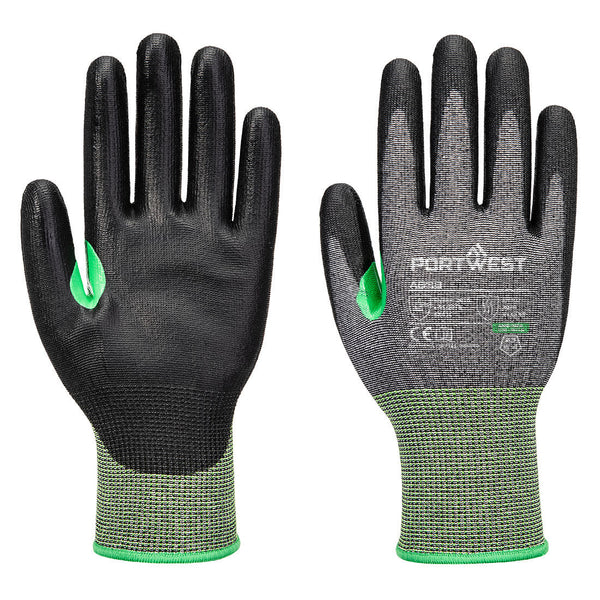 Luva CS Cut C15 PU-Cinzento/preto-XS-RAG-Tailors-Fardas-e-Uniformes-Vestuario-Pro