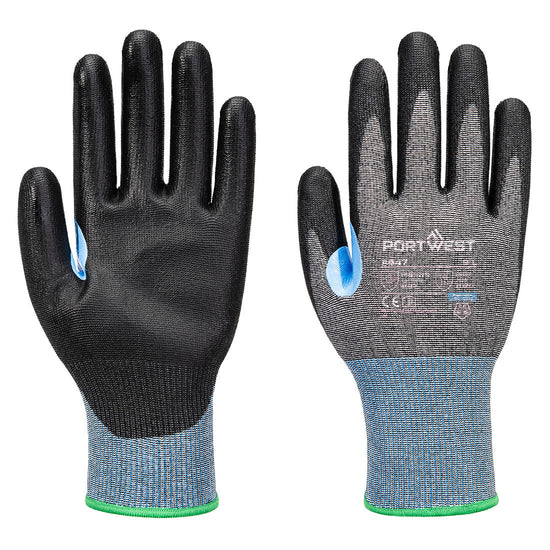 Luva CS corte D 15 de PU-Cinzento/preto-XS-RAG-Tailors-Fardas-e-Uniformes-Vestuario-Pro