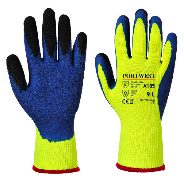 Luva Duo-Therm-Amarelo/Azul-M-RAG-Tailors-Fardas-e-Uniformes-Vestuario-Pro
