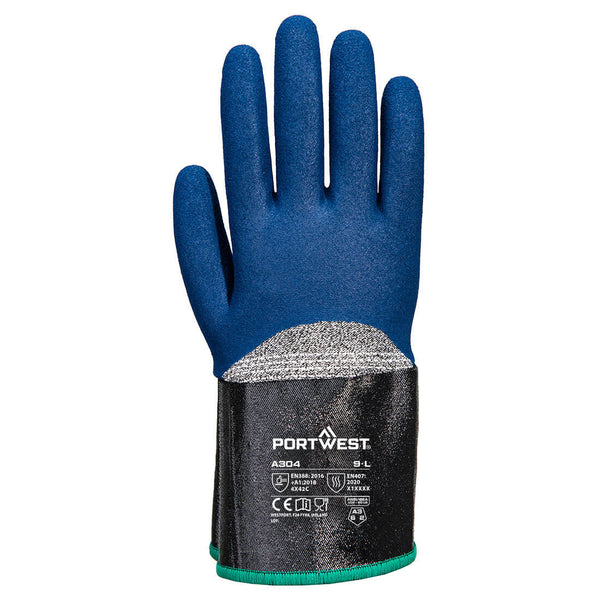 Luva Grip C13 de espuma de nitrilo com punho extensível-RAG-Tailors-Fardas-e-Uniformes-Vestuario-Pro