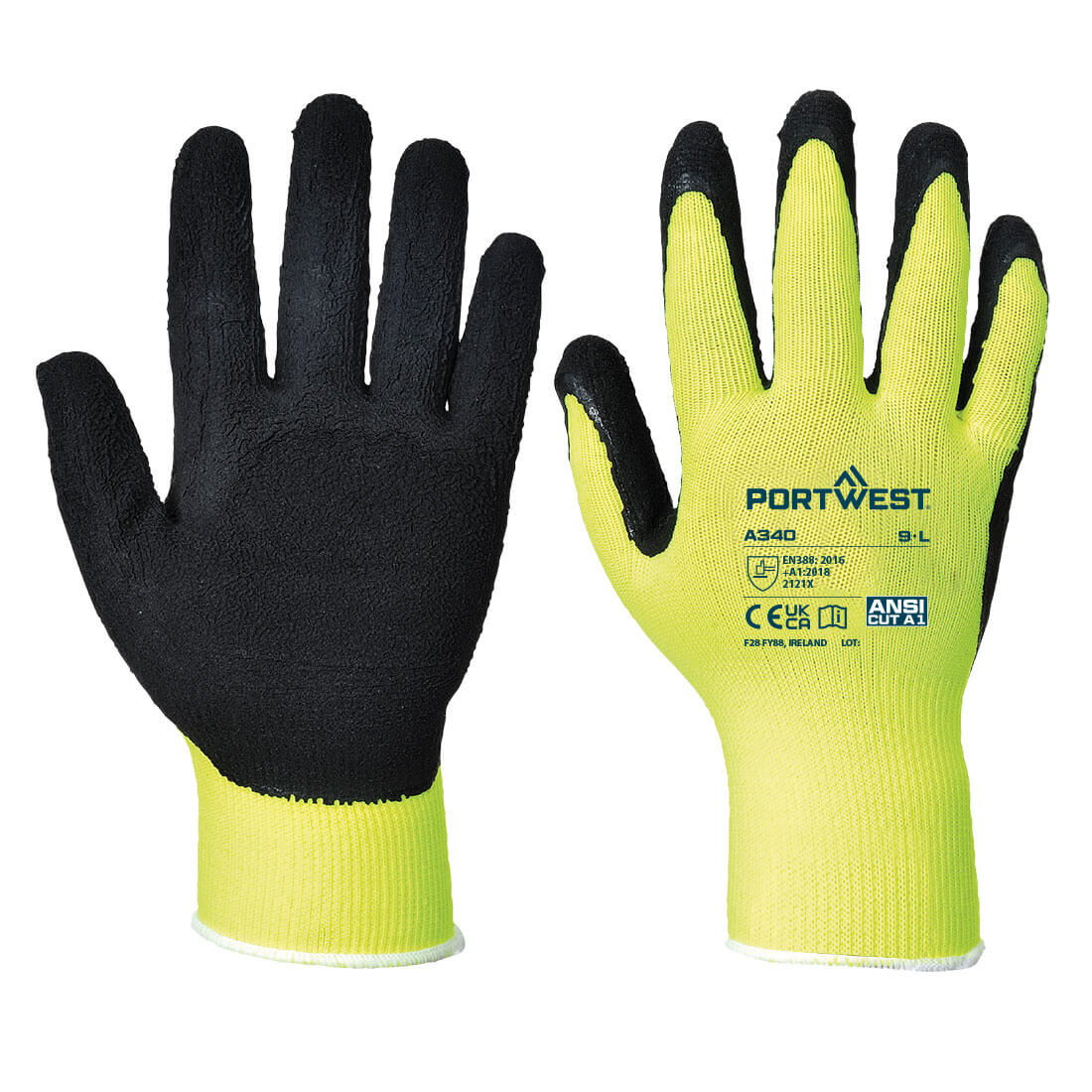 hiv handschuhe HiVis Grip Latex Handschuhe • RAG Tailor's
