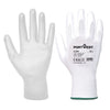 Luva com palma de PU-Branco-XXS-RAG-Tailors-Fardas-e-Uniformes-Vestuario-Pro