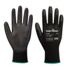 Luva com palma de PU-Preto-XXS-RAG-Tailors-Fardas-e-Uniformes-Vestuario-Pro