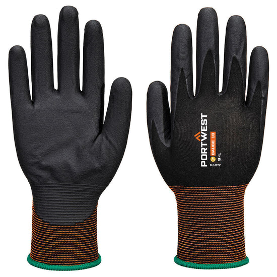 Luva de Microespuma de Nitrilo GP Grip 18-Preto-XS-RAG-Tailors-Fardas-e-Uniformes-Vestuario-Pro