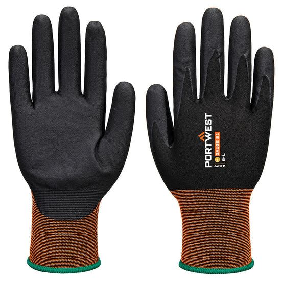 Luva de Microespuma de Nitrilo GP Grip 21-Preto-XS-RAG-Tailors-Fardas-e-Uniformes-Vestuario-Pro