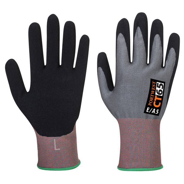 Luva de corte de espuma de nitrilo VHR15-Cinzento/Preto-XS-RAG-Tailors-Fardas-e-Uniformes-Vestuario-Pro