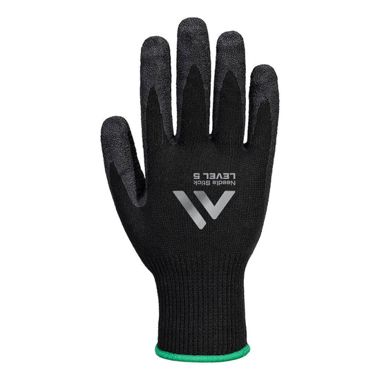 Luva de látex enrugada Needle Stick-Preto-S-RAG-Tailors-Fardas-e-Uniformes-Vestuario-Pro