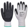 Luva de malha de diamante PU Grip (Pk12)-Cinzento/preto-S-RAG-Tailors-Fardas-e-Uniformes-Vestuario-Pro