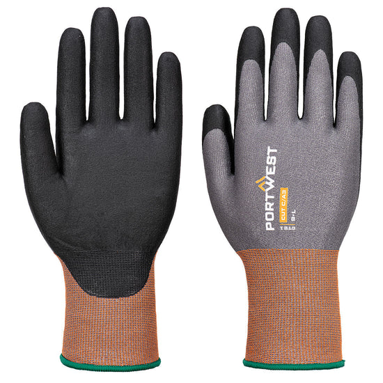 Luva de nitrilo CT Cut C 21-Cinzento/Preto-XS-RAG-Tailors-Fardas-e-Uniformes-Vestuario-Pro
