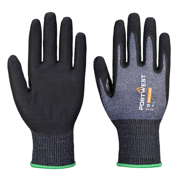 Luva de nitrilo SG Grip15 Eco (Embalagem de 12)-Azul/preto-XS-RAG-Tailors-Fardas-e-Uniformes-Vestuario-Pro