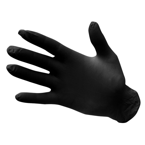 Luva descartável de vinil em pó (Embalagem de 100)-Preto-S-RAG-Tailors-Fardas-e-Uniformes-Vestuario-Pro