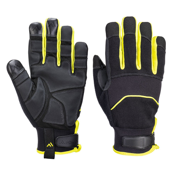 Luva resistente a agulhas-Preto/Amarelo-S-RAG-Tailors-Fardas-e-Uniformes-Vestuario-Pro