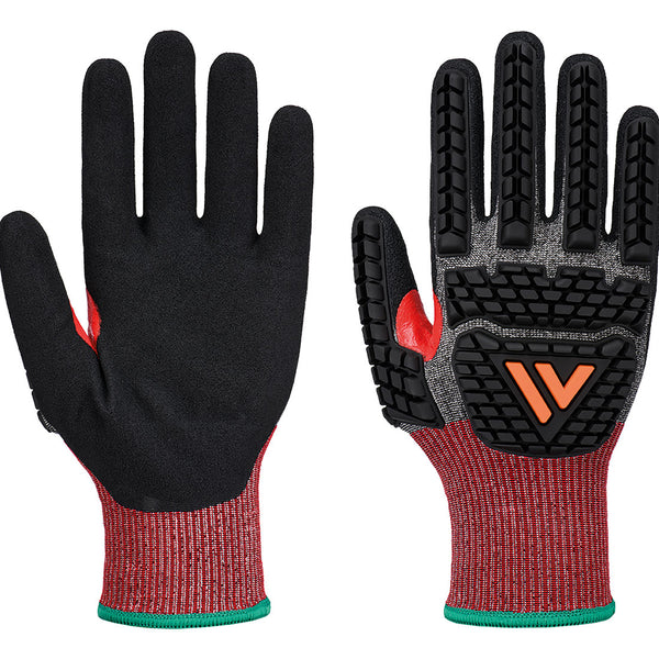 Luvas CS Impact F18 Nitrile Sandy-Cinzento/preto-S-RAG-Tailors-Fardas-e-Uniformes-Vestuario-Pro