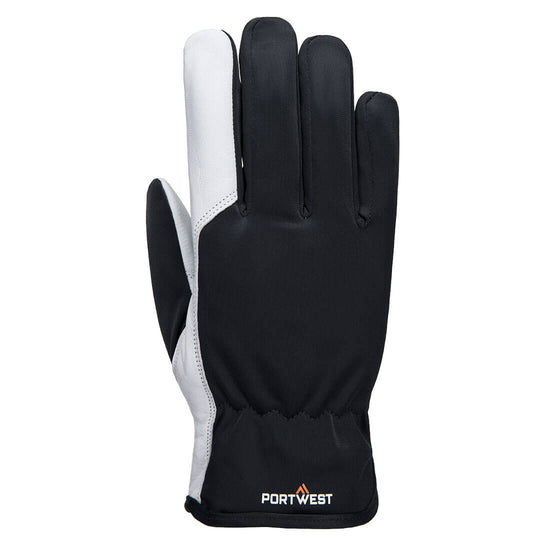 Luvas Mechanic Leather Palm Lined-Cinzento-S-RAG-Tailors-Fardas-e-Uniformes-Vestuario-Pro