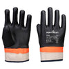 Luvas de PVC com textura arenosa e dupla camada-Preto/laranja-L-RAG-Tailors-Fardas-e-Uniformes-Vestuario-Pro