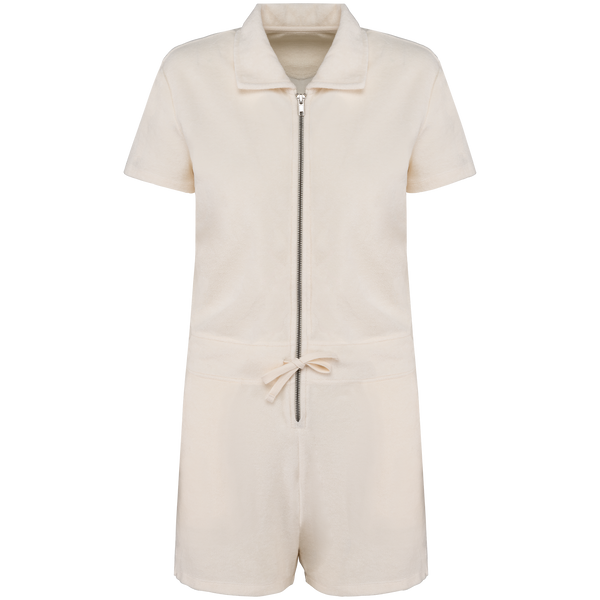 Macacão Eco-Responsável em Malha Turca Senhora-Marfim-XS-RAG-Tailors-Fardas-e-Uniformes-Vestuario-Pro