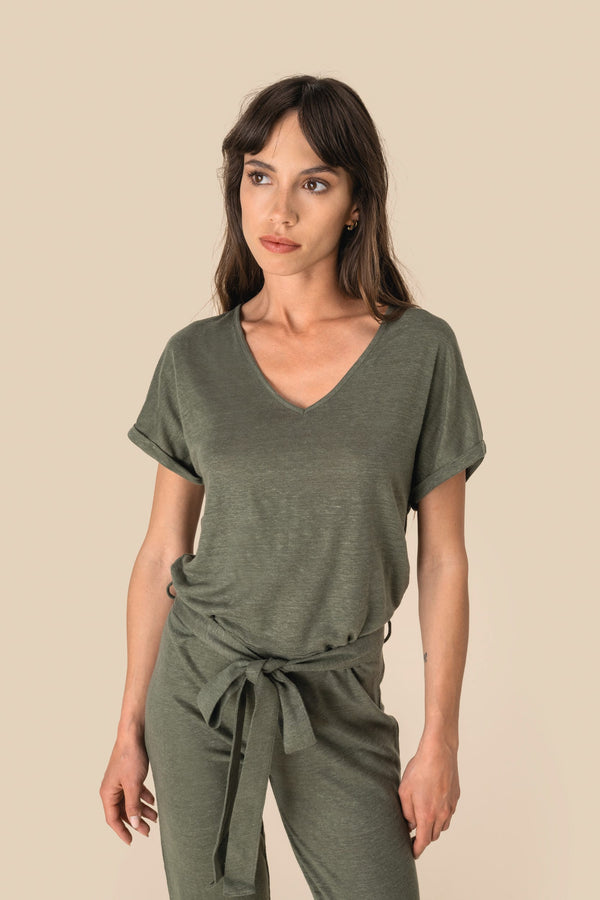 Macacão em Malha de Linho Manga Curta Senhora-RAG-Tailors-Fardas-e-Uniformes-Vestuario-Pro