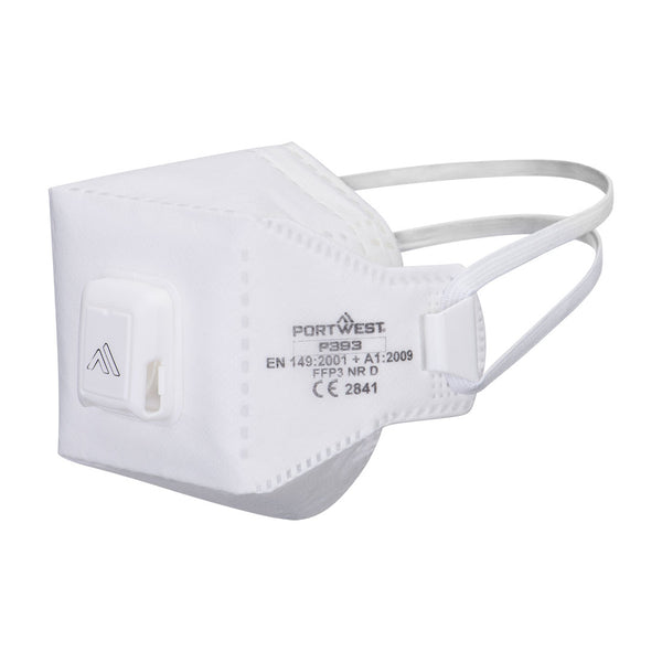 Máscara EAGLE Dobrável com Válvula Dolomita FFP3 (Pack de 10)-Branco-Único-RAG-Tailors-Fardas-e-Uniformes-Vestuario-Pro