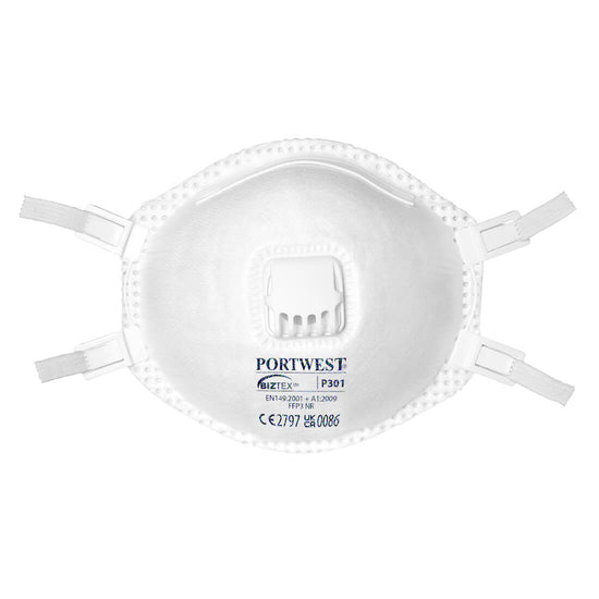 Máscara com válvula FFP3 (Pk10)-Branco-Único-RAG-Tailors-Fardas-e-Uniformes-Vestuario-Pro