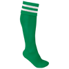 Meias de Desporto às Riscas Unissexo-Verde Kelly Desportivo / Branco-27/30 EU-RAG-Tailors-Fardas-e-Uniformes-Vestuario-Pro