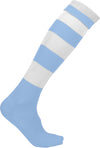 Meias de desporto às riscas-Sporty Sky Blue / White-27/30 EU-RAG-Tailors-Fardas-e-Uniformes-Vestuario-Pro