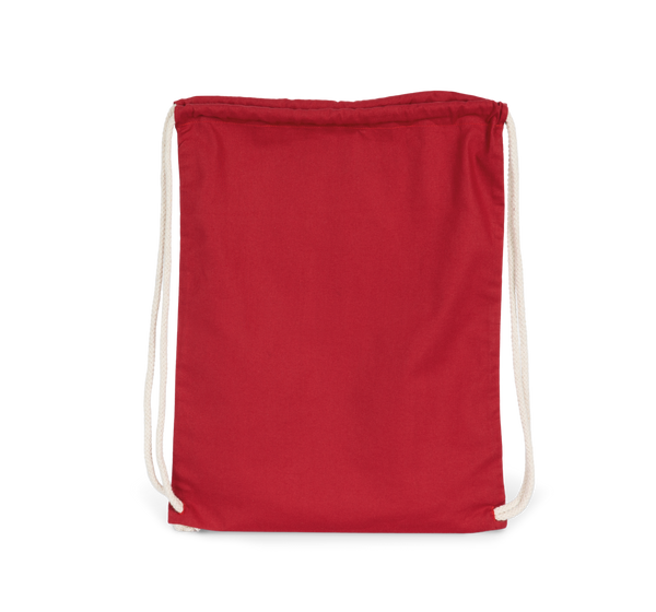 Mochila em algodão biológico com cordões-Vermelho Hibisco-Único-RAG-Tailors-Fardas-e-Uniformes-Vestuario-Pro