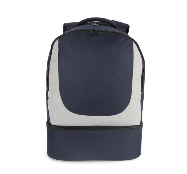 Mochila para Desportos de Equipa com Fundo Rígido-Azul Marinho / Cinzento Claro-Único-RAG-Tailors-Fardas-e-Uniformes-Vestuario-Pro
