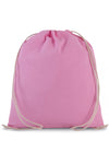 Mochila pequena em algodão biológico com cordões-Dark Pink-One Size-RAG-Tailors-Fardas-e-Uniformes-Vestuario-Pro