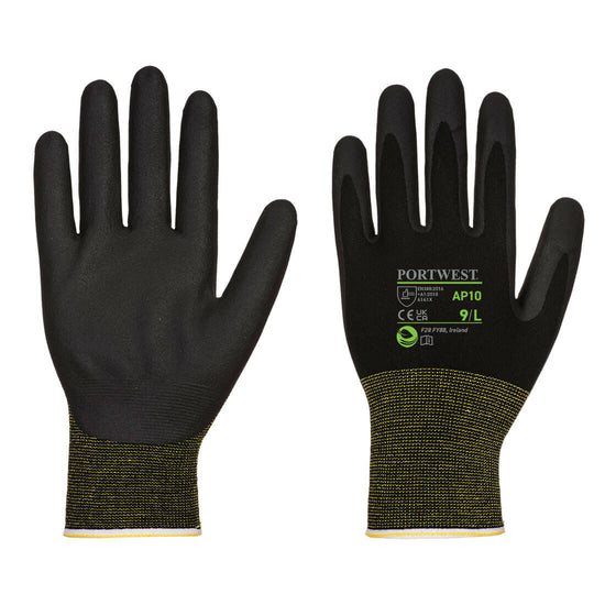 NPR15 Luva de Bambu de Nitrilo Espuma - 12 pack-Preto-XS-RAG-Tailors-Fardas-e-Uniformes-Vestuario-Pro
