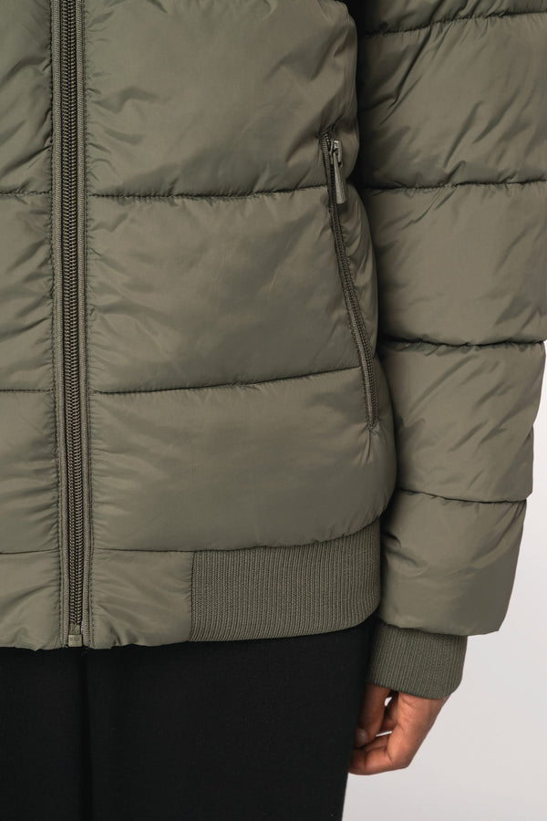 Blusão Acolchoado Eco-Responsável com Gola Teddy Unissexo