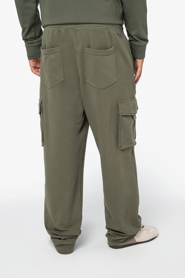 Calças Cargo Eco-responsáveis com Aspeto Lavado French Terry Homem-RAG-Tailors-Fardas-e-Uniformes-Vestuario-Pro