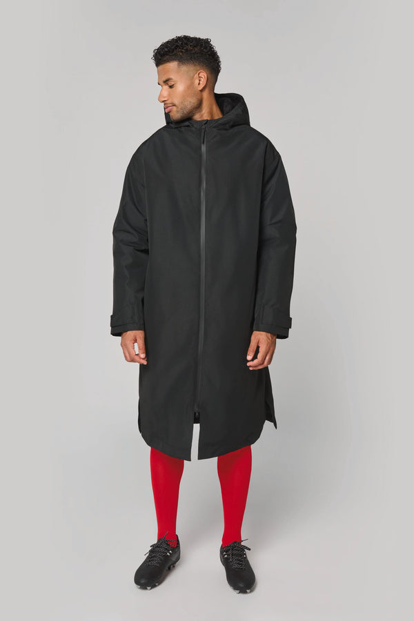 Parka Comprida Forrada em Sherpa Unissexo