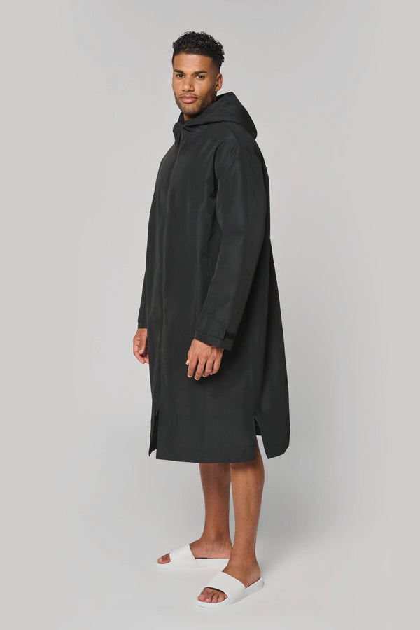 Parka Comprida Forrada em Sherpa Unissexo