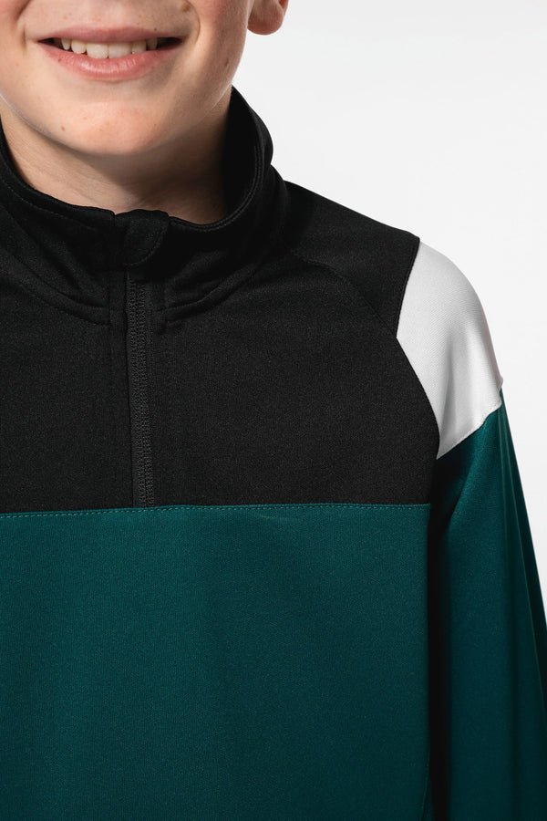 Sweatshirt de Desporto Meio Fecho Criança-RAG-Tailors-Fardas-e-Uniformes-Vestuario-Pro